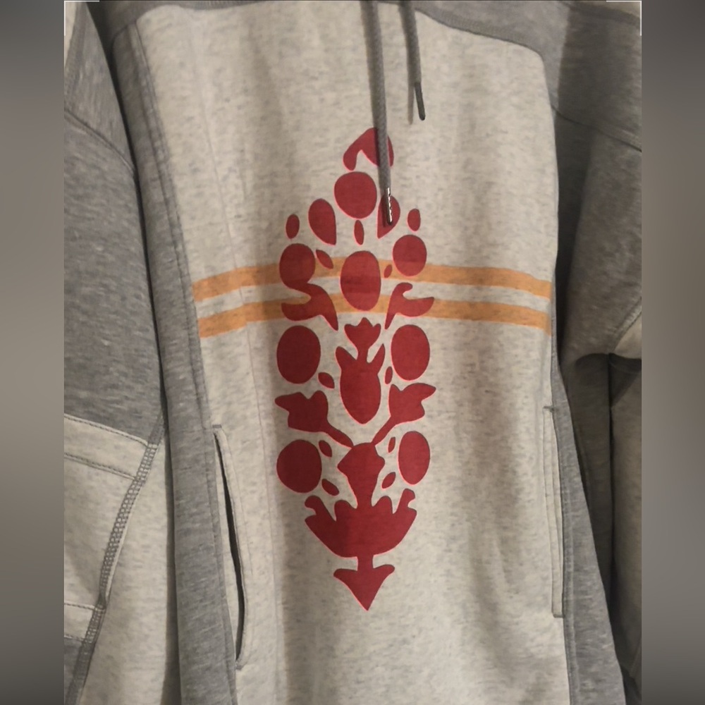 (NWOT) Free People Triple Threat Logo Hoodie - Picture 6 of 14